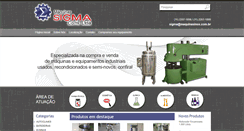 Desktop Screenshot of maquinasinox.com.br