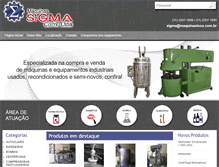 Tablet Screenshot of maquinasinox.com.br